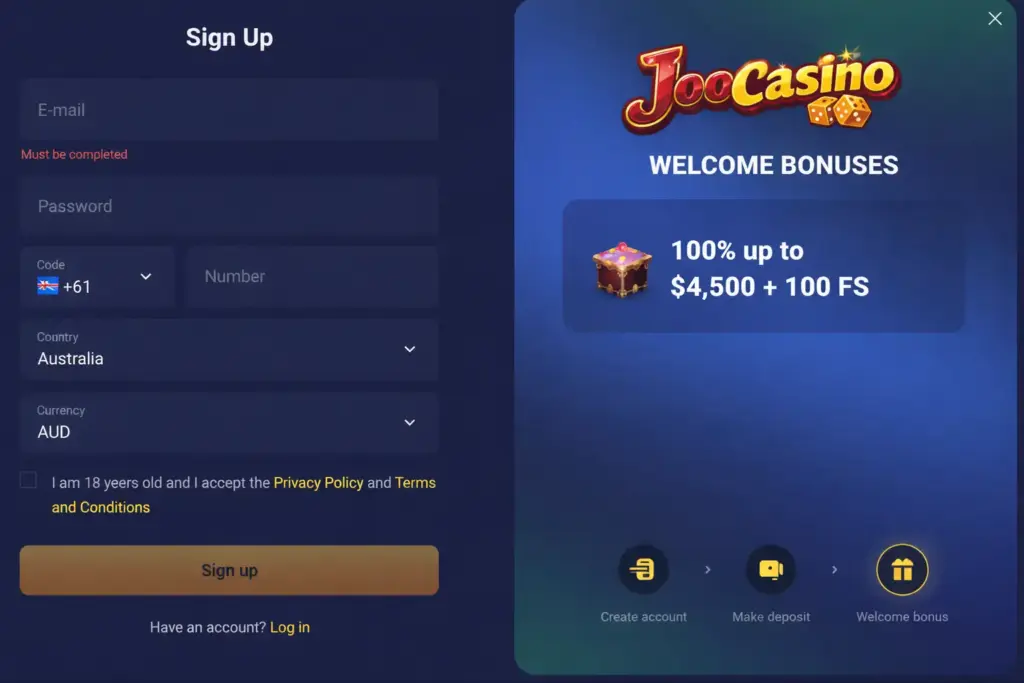 Joo Casino Login